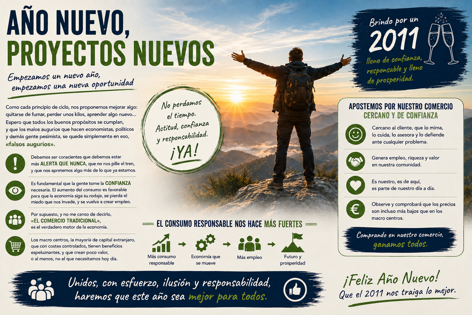 Año Nuevo, Proyectos Nuevos