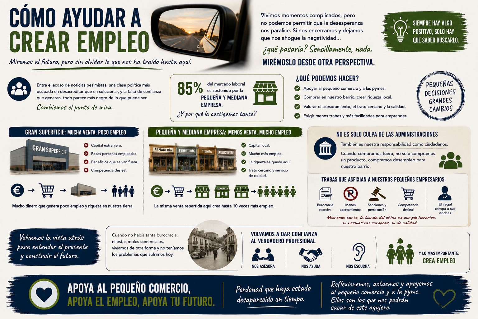 Como ayudar a crear Empleo