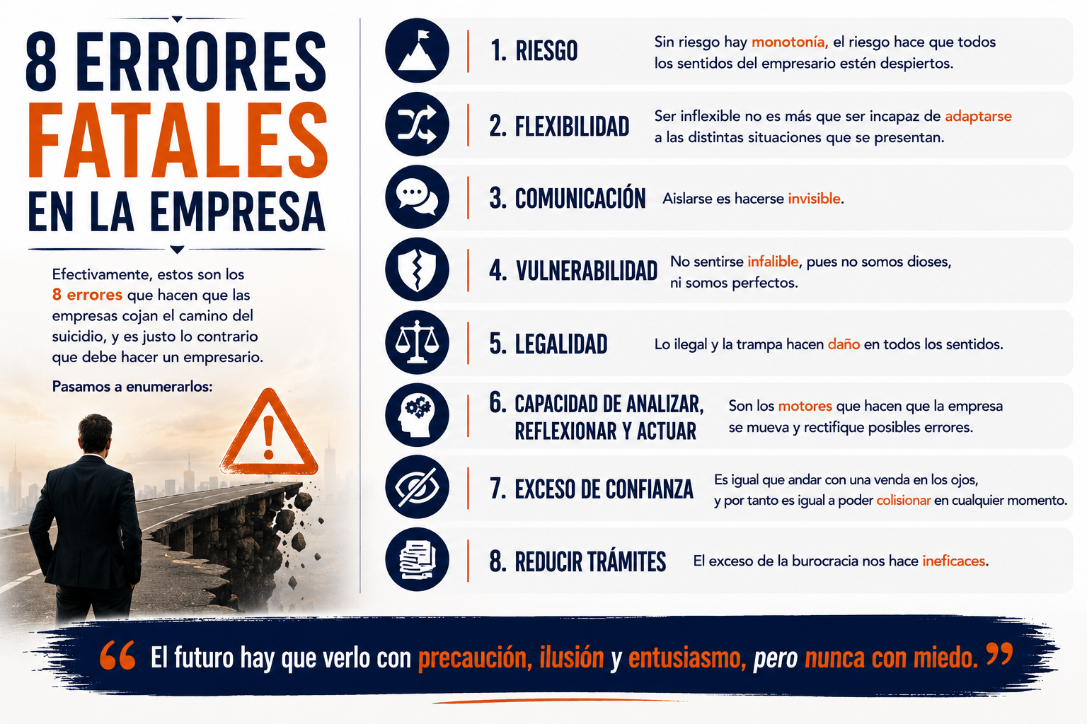 8 errores fatales en la empresa