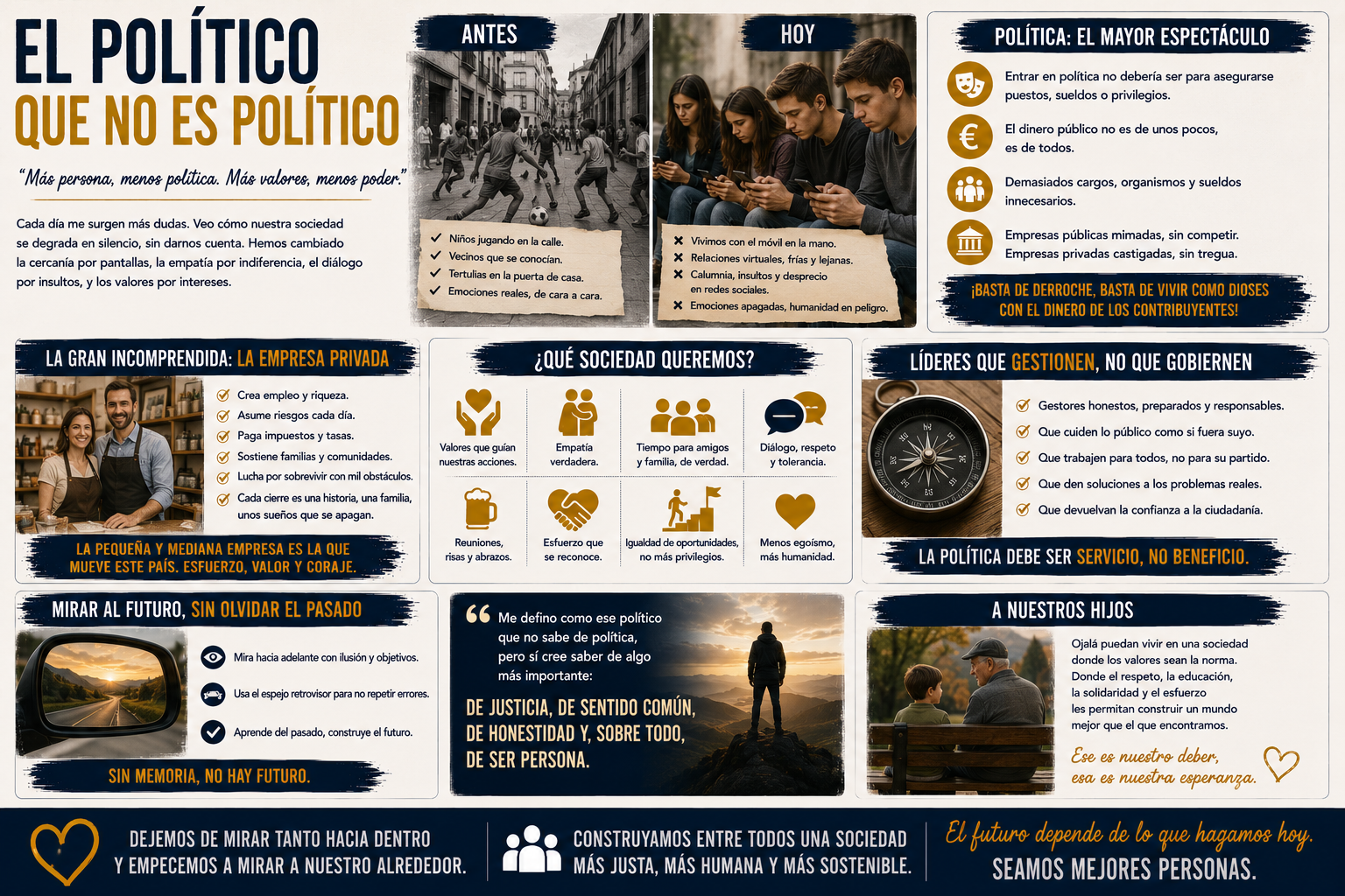 El político que no es político