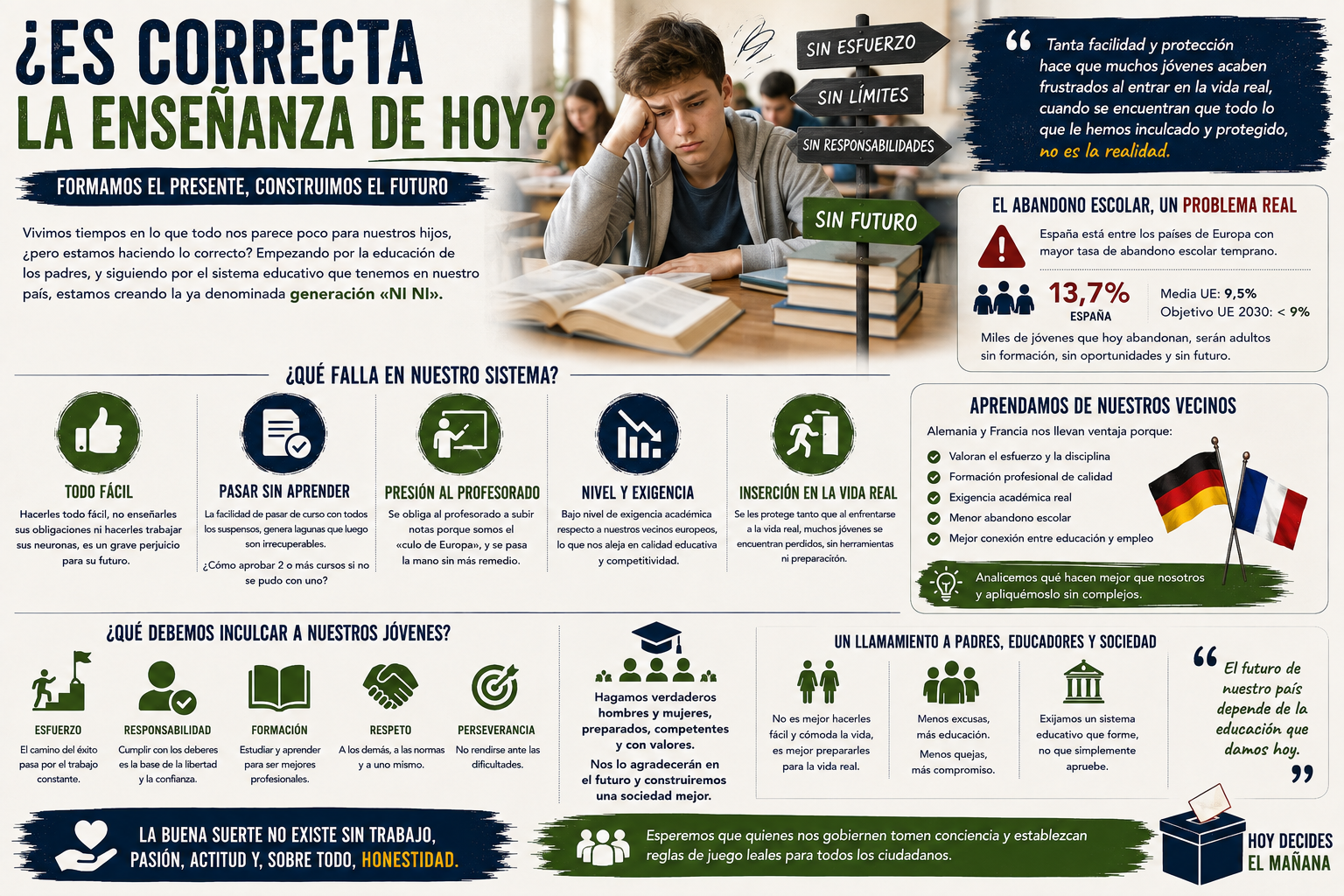 ¿Es correcta la enseñanza de hoy?