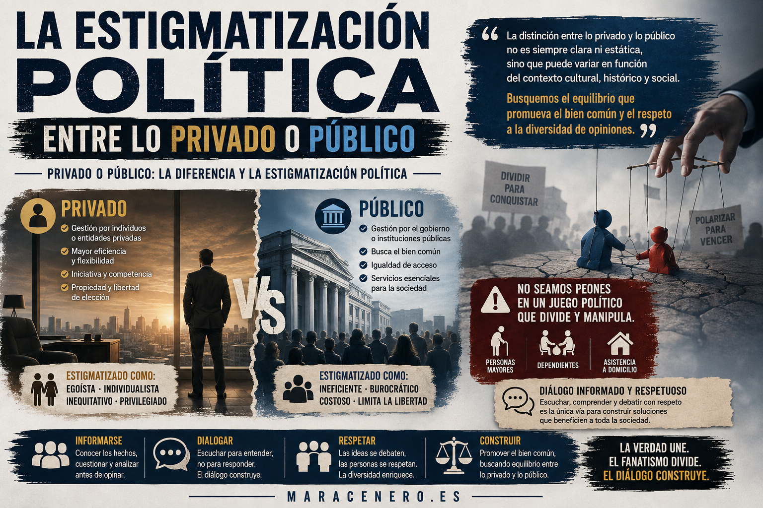 La Estigmatización Política entre lo Privado o Público