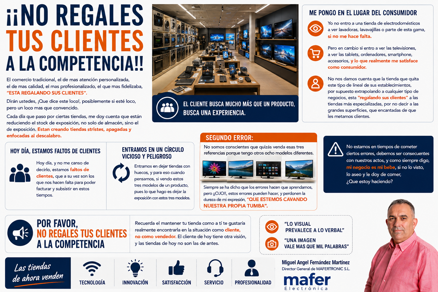 ¡¡No regales tus clientes a la competencia!!