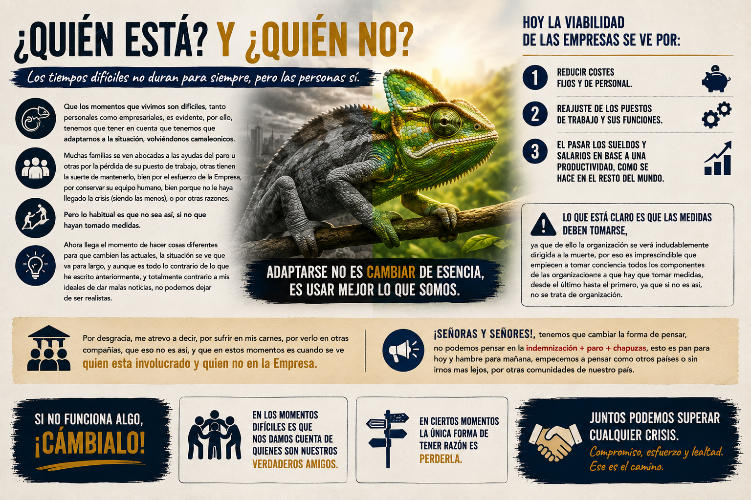 ¿Quién está? y ¿quién no?